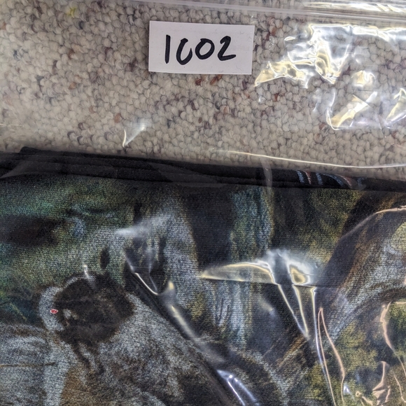 Forever Wild Vintage Crewneck Sweater black adult large wilderness deer 90's - Picture 15 of 15